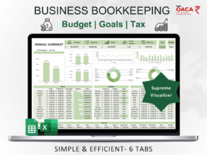 All-in-One Bookkeeping for Business Budget, Tax, Accounting & Finance