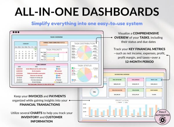All-in-One Small Business Spreadsheet - Image 5