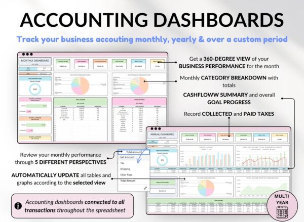 All-in-One Small Business Spreadsheet - Image 3