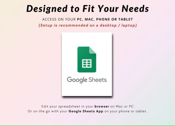 50/30/20 Budget Spreadsheet - Image 9